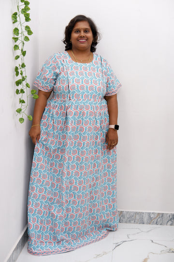 Maternity Nighty with Side Zip