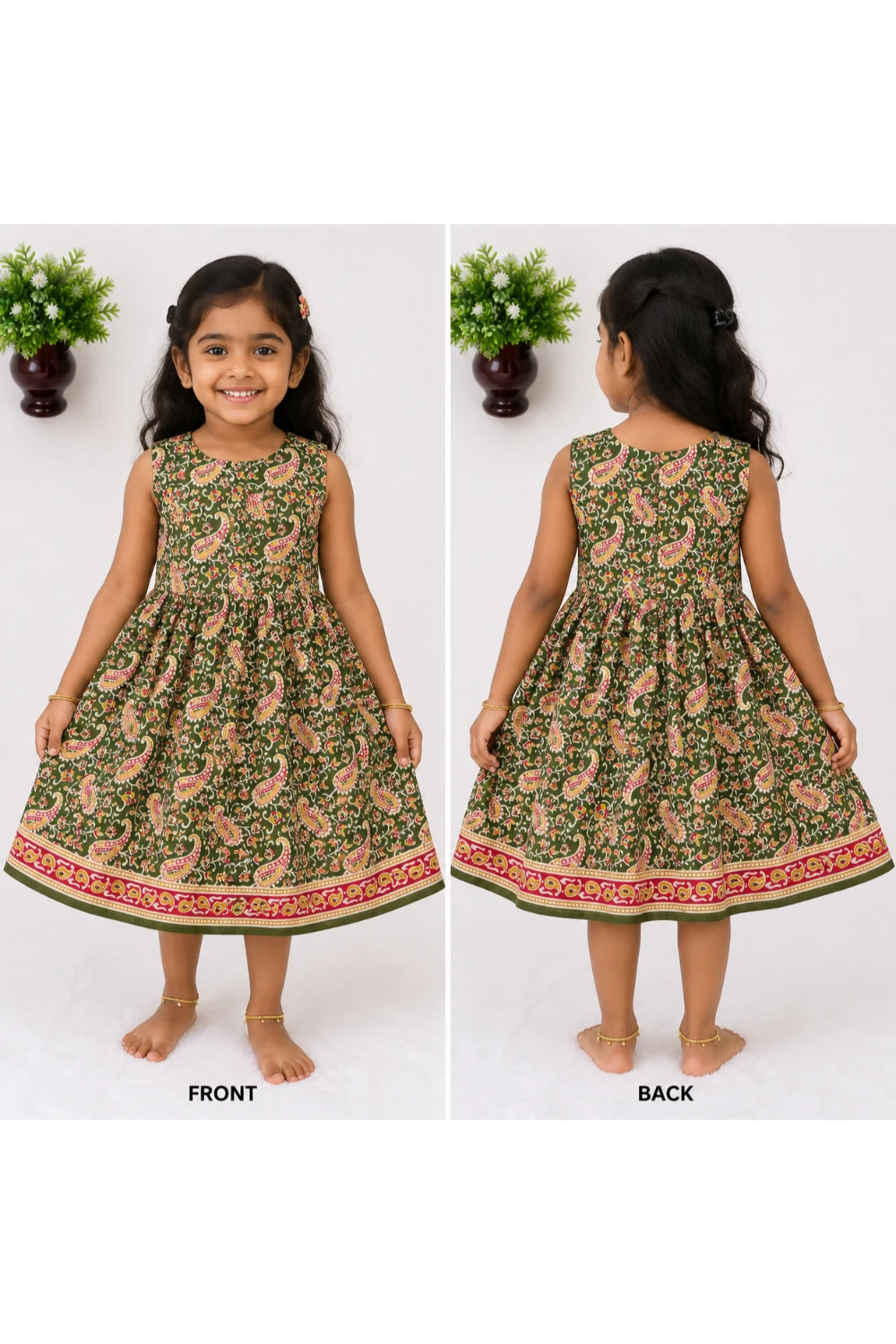 Premium Kids Cotton Frocks – Everyday Comfort
