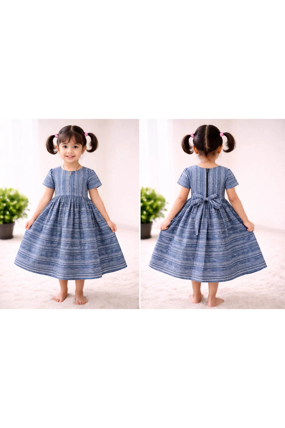 Premium Kids Cotton Frocks – Everyday Comfort