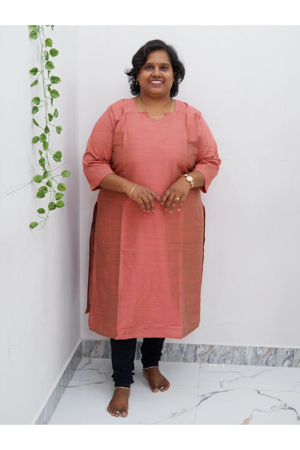 Plain Raw Silk Tops  – Casual & Festive Wear