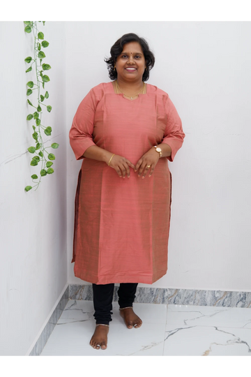 Plain Raw Silk Tops  – Casual & Festive Wear