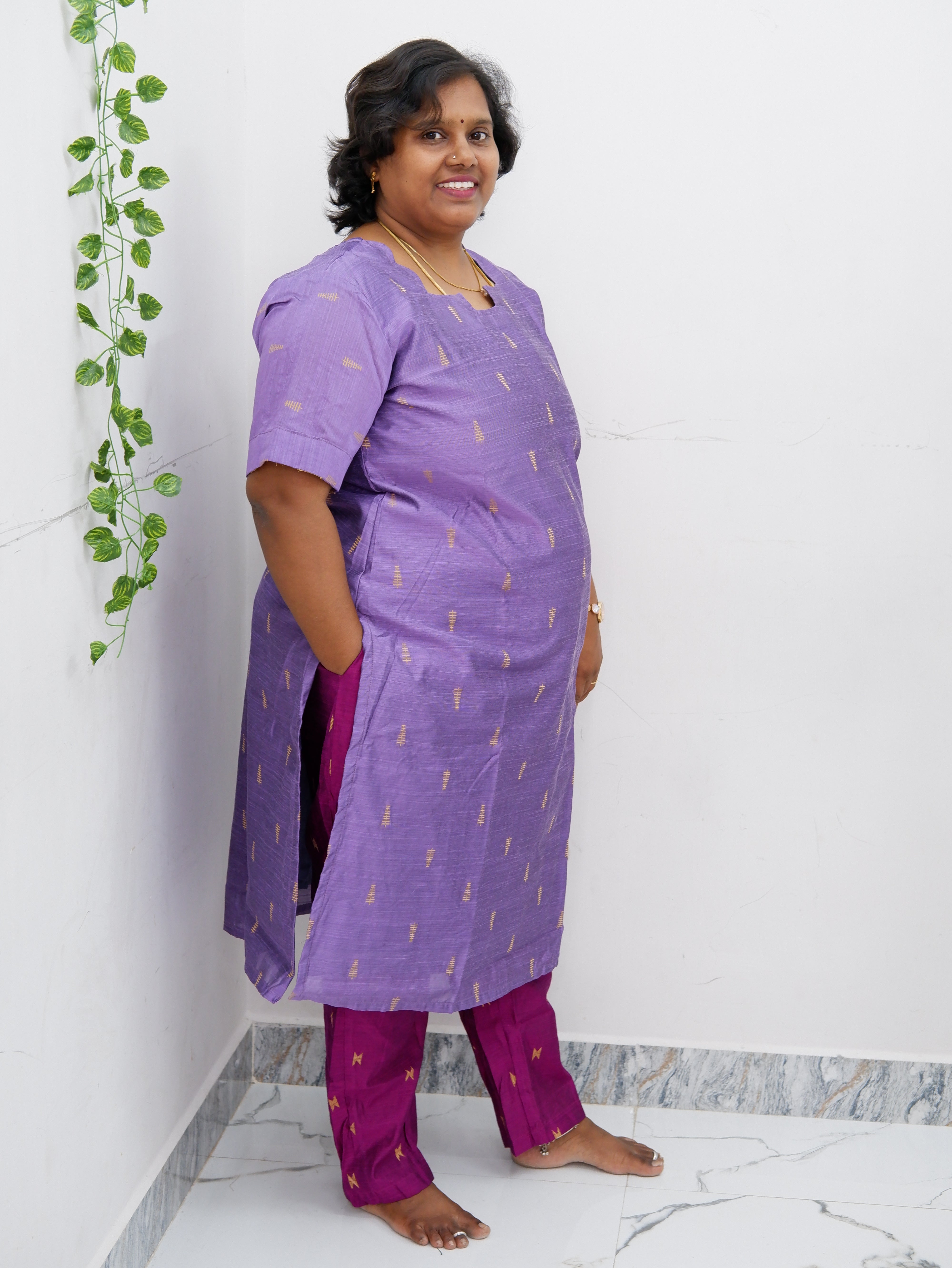 Luxe Salwar Suit with Shawl – Casual & Festive Wear