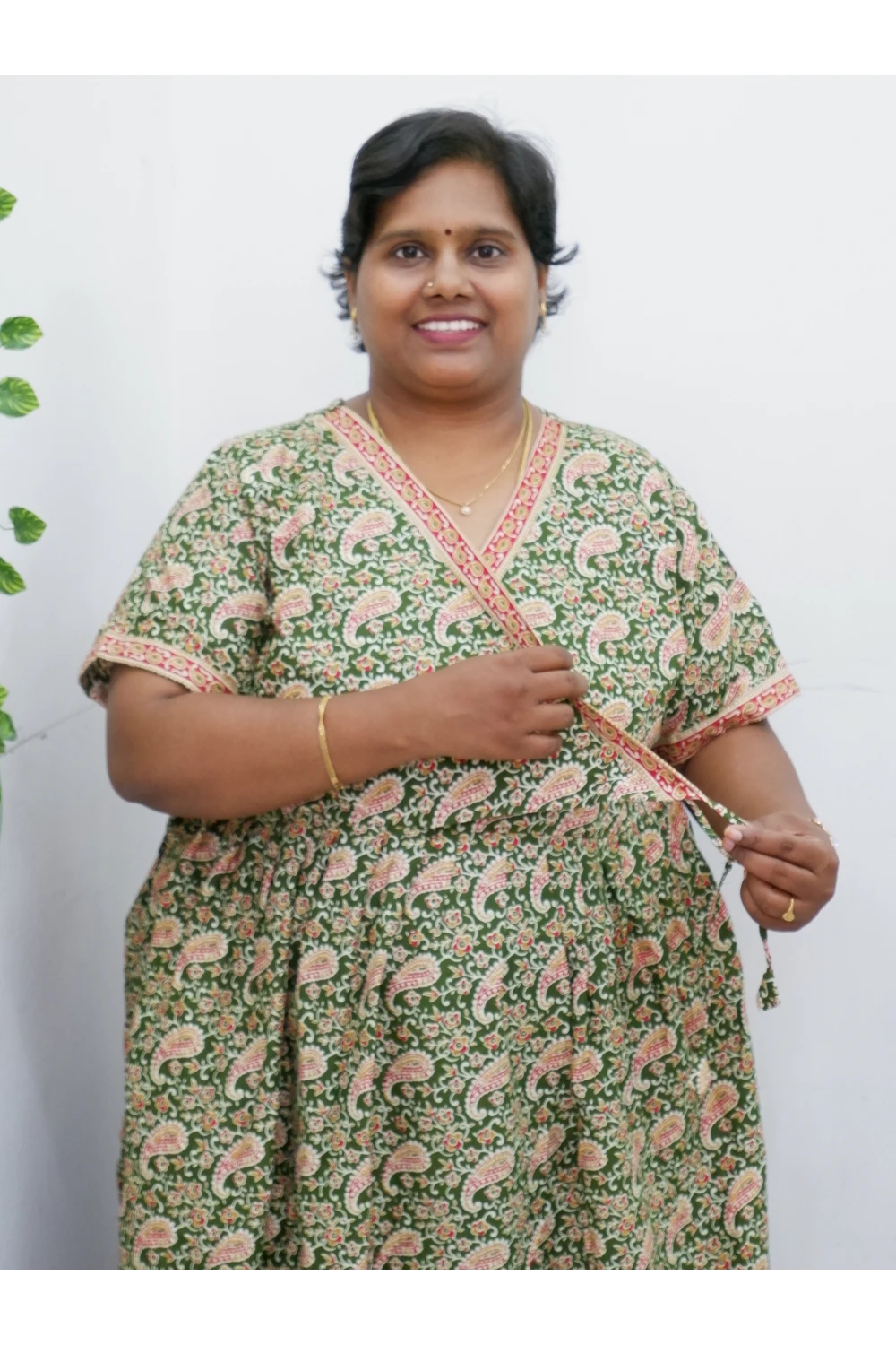 Zipless Pure Cotton Nighty for Women – Soft & Comfortable Wear