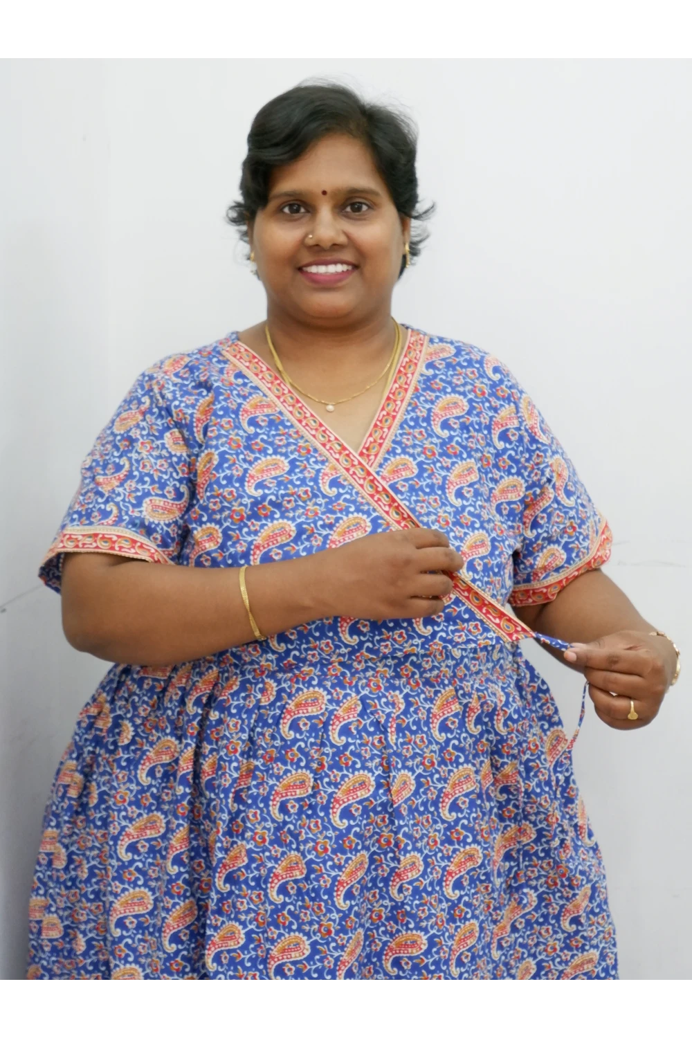 Zipless Pure Cotton Nighty for Women – Soft & Comfortable Wear