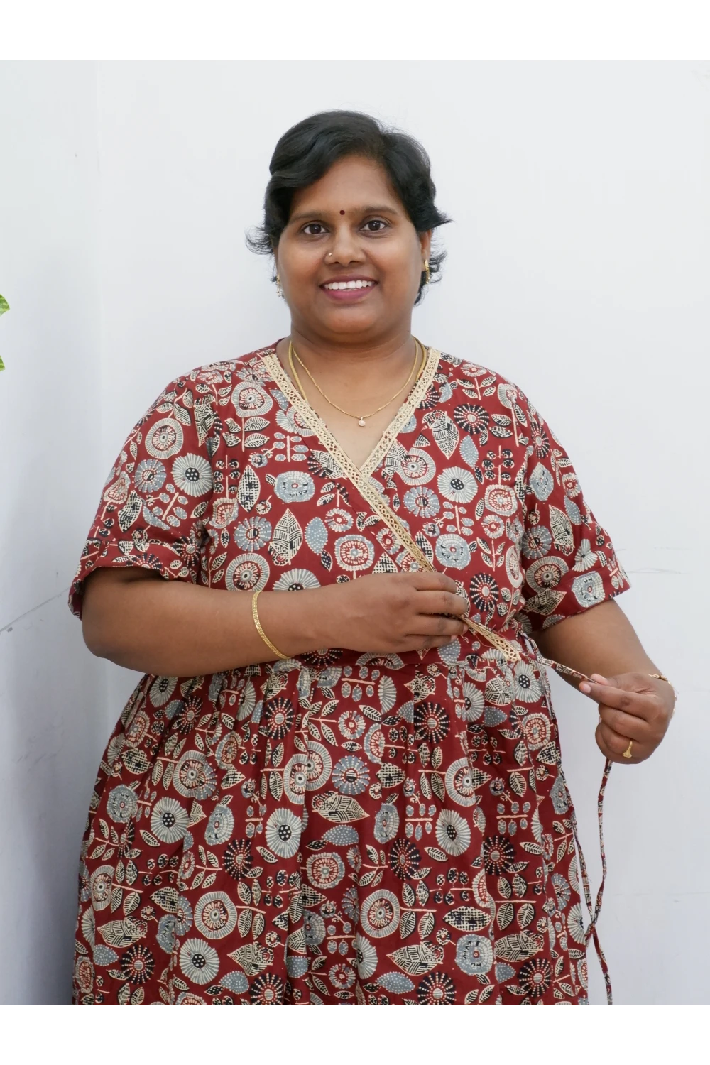 Zipless Pure Cotton Nighty for Women – Soft & Comfortable Wear