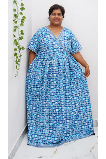 Zipless Pure Cotton Nighty for Women – Soft & Comfortable Wear