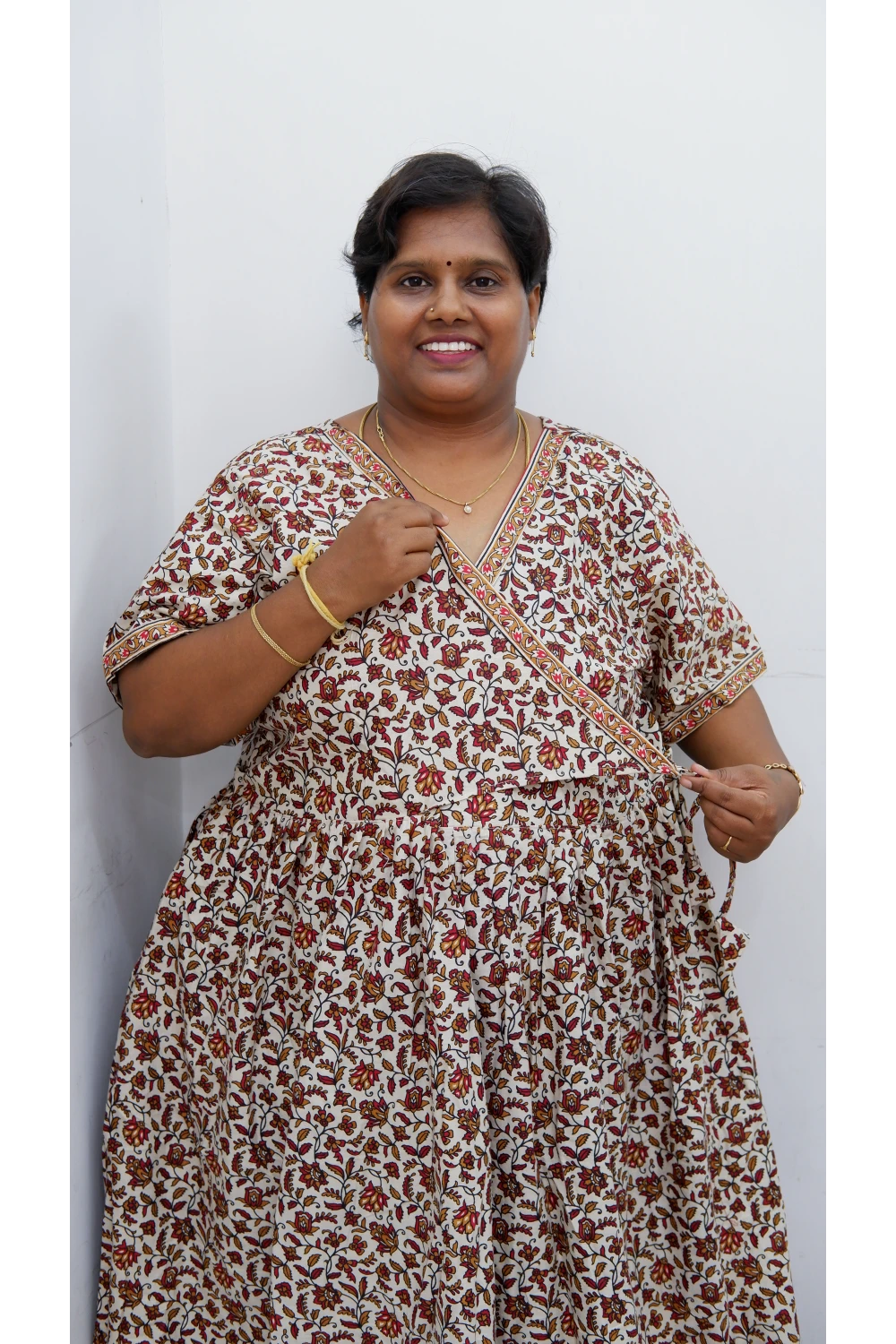 Zipless Pure Cotton Nighty for Women – Soft & Comfortable Wear