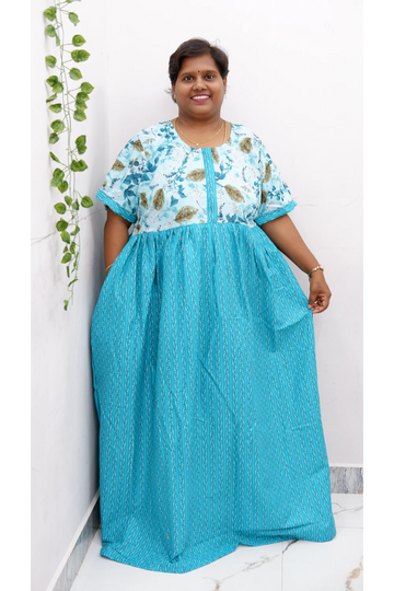 Frock Style Cotton Nighty – Soft & Flowing Fit