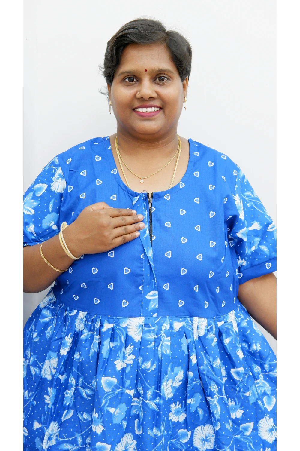 Frock Style Cotton Nighty – Soft & Flowing Fit