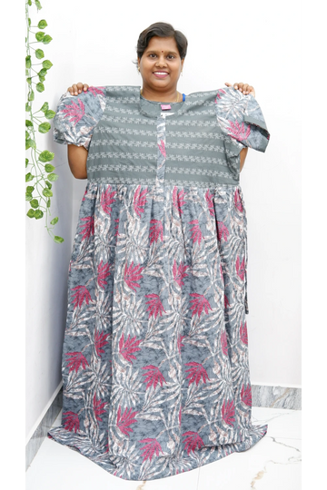 Frock Style Cotton Nighty – Soft & Flowing Fit
