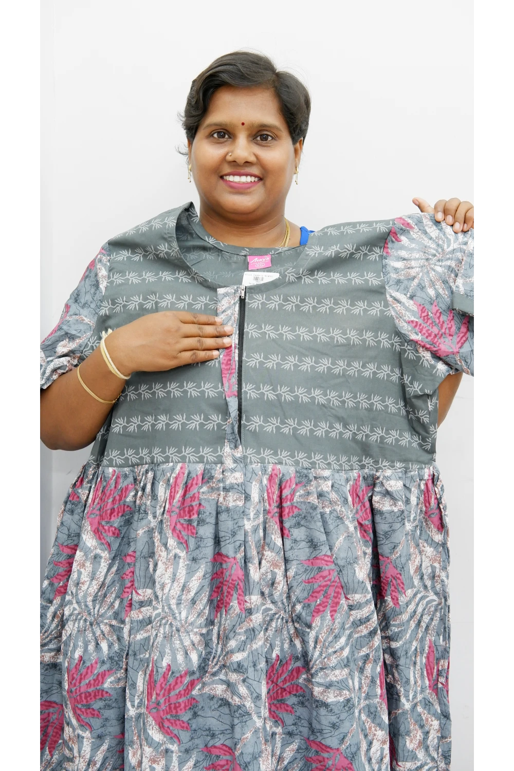 Frock Style Cotton Nighty – Soft & Flowing Fit
