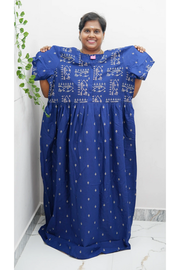 Frock Style Cotton Nighty – Soft & Flowing Fit