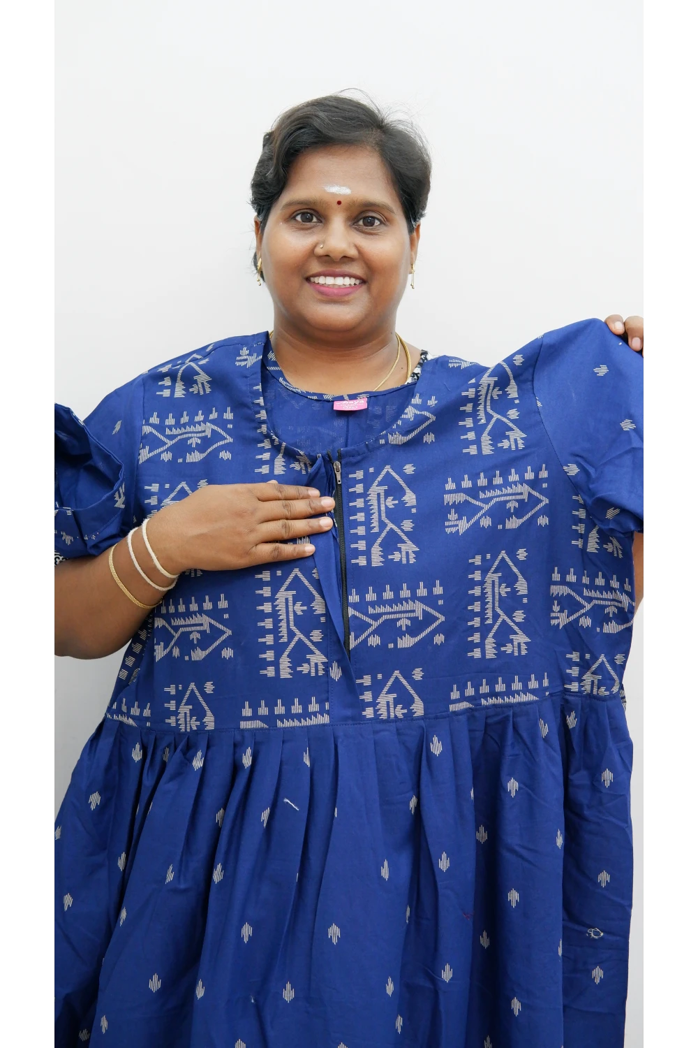 Frock Style Cotton Nighty – Soft & Flowing Fit