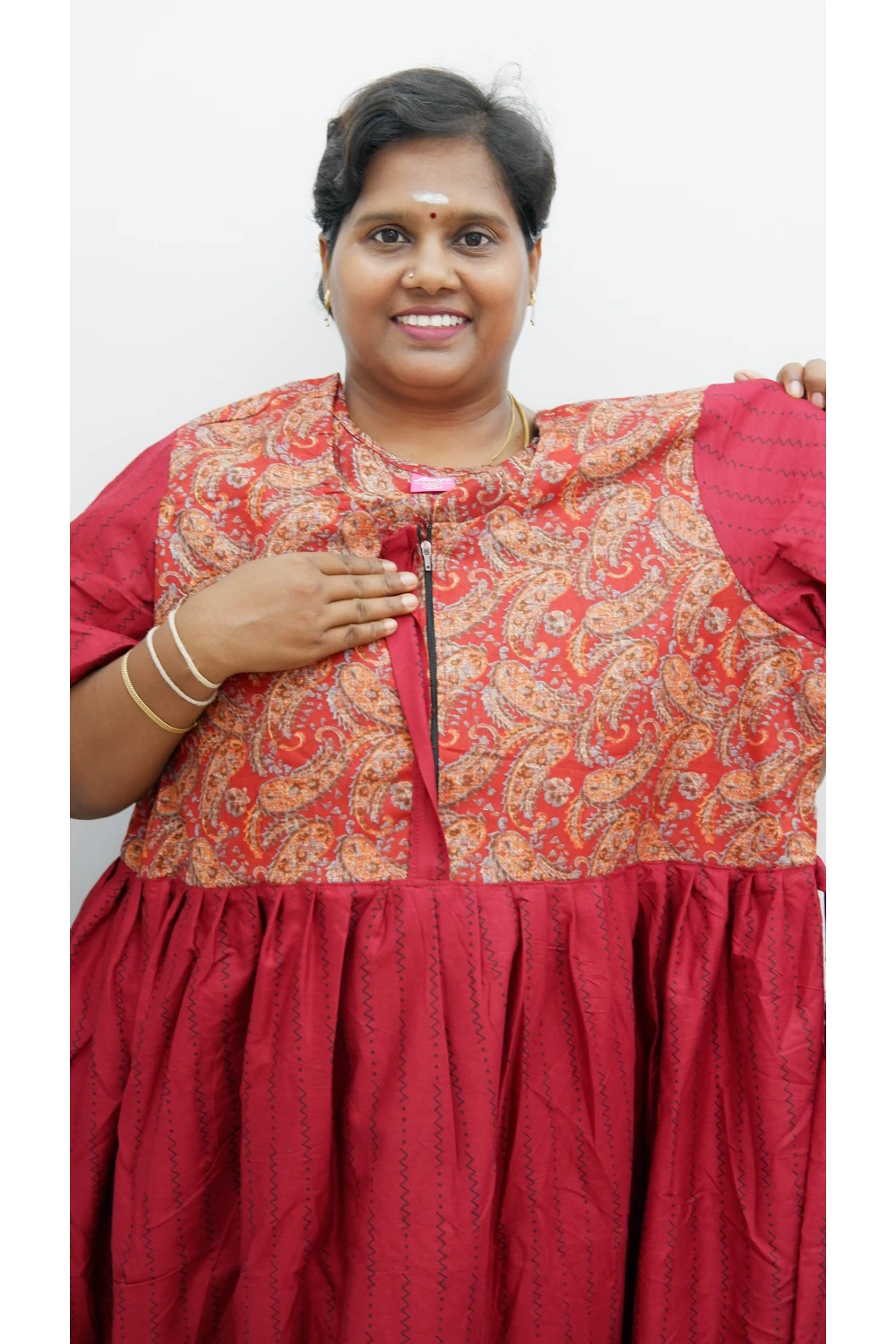 Frock Style Cotton Nighty – Soft & Flowing Fit