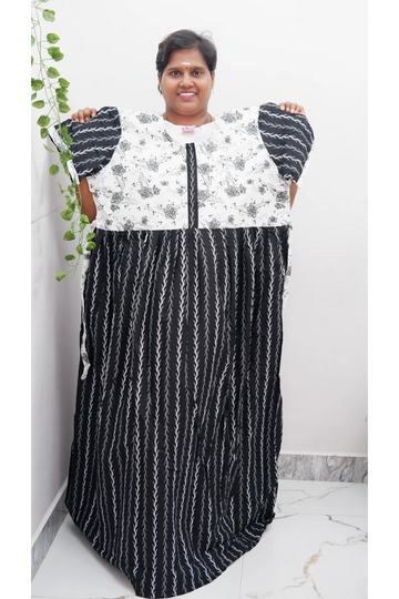 Frock Style Cotton Nighty – Soft & Flowing Fit