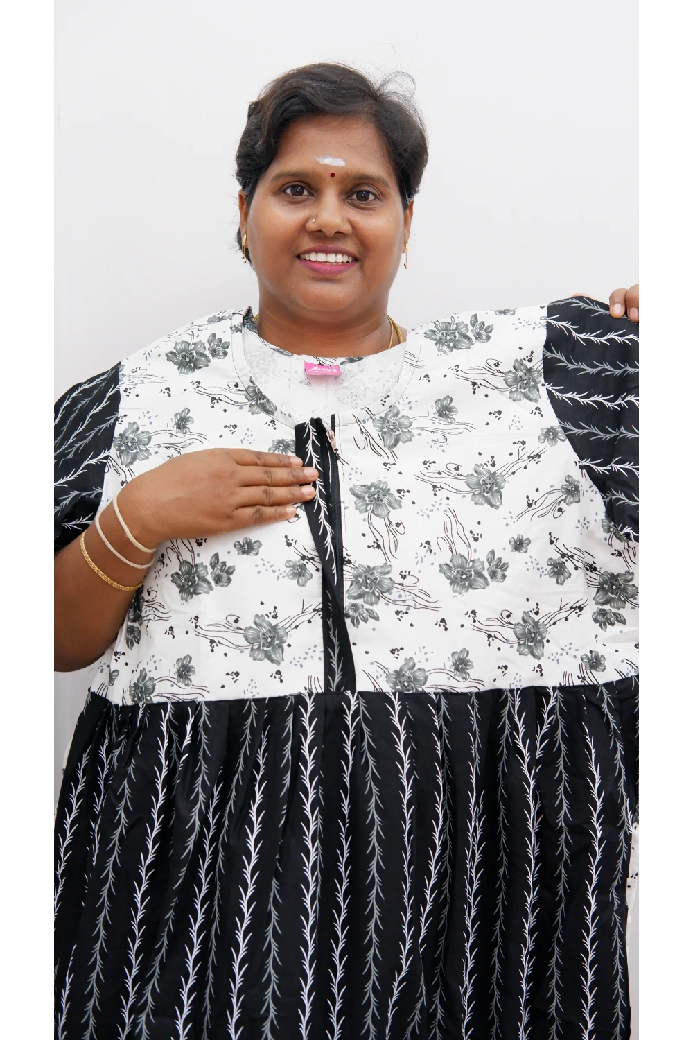 Frock Style Cotton Nighty – Soft & Flowing Fit