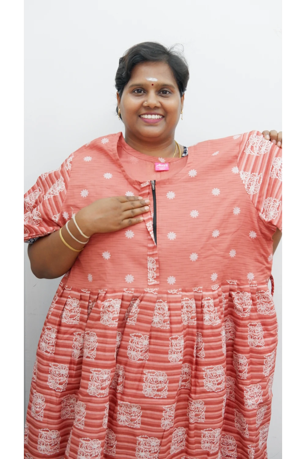 Frock Style Cotton Nighty – Soft & Flowing Fit
