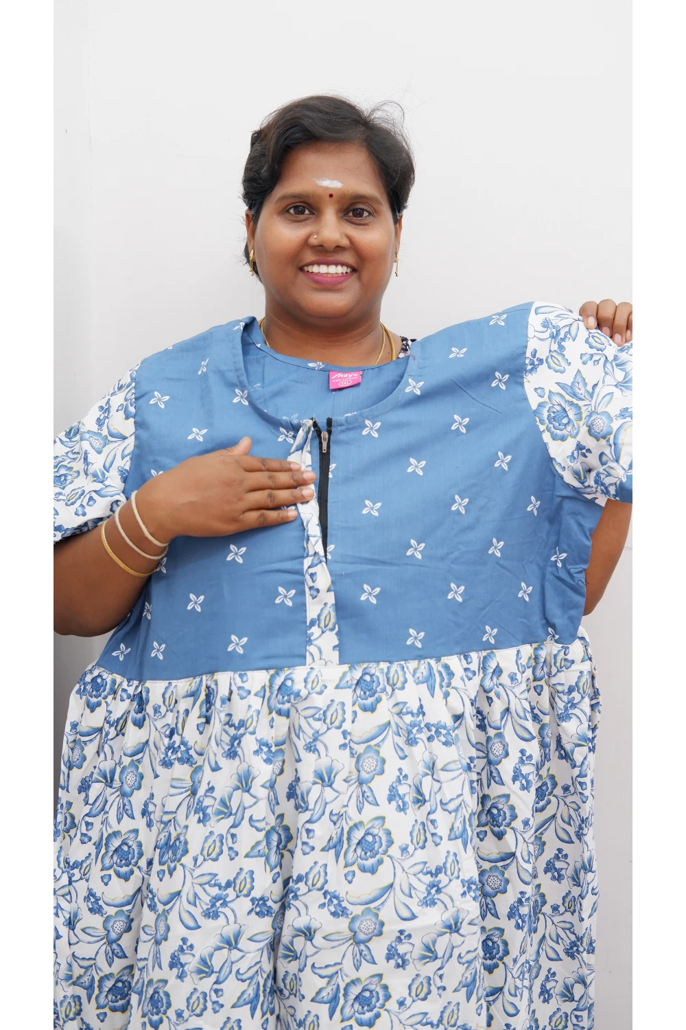 Frock Style Cotton Nighty – Soft & Flowing Fit