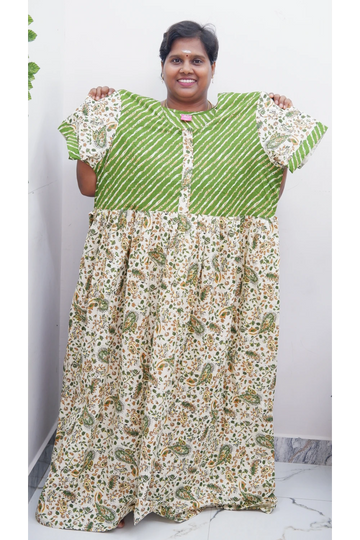 Frock Style Cotton Nighty – Soft & Flowing Fit