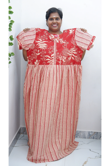 Frock Style Cotton Nighty – Soft & Flowing Fit