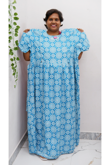 Comfort Fit Maternity Nighty – Side Zip Design