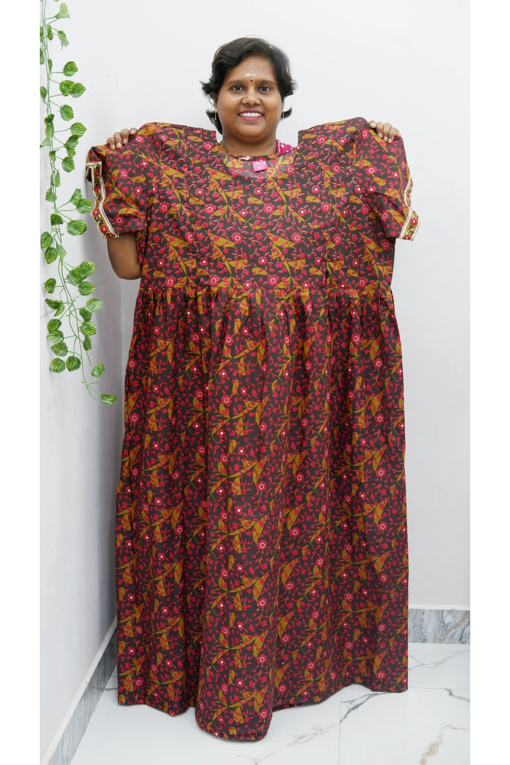Comfort Fit Maternity Nighty – Side Zip Design
