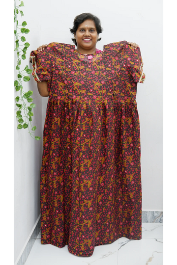 Comfort Fit Maternity Nighty – Side Zip Design