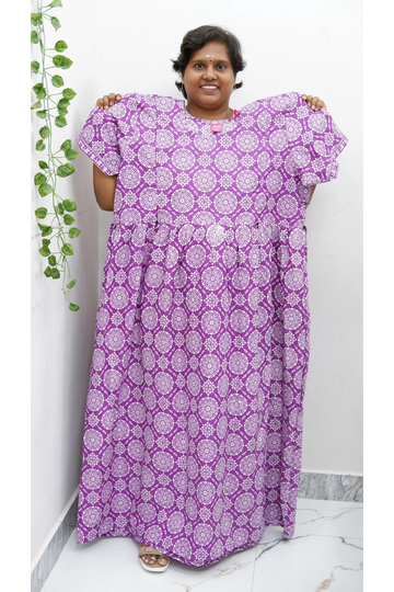 Comfort Fit Maternity Nighty – Side Zip Design