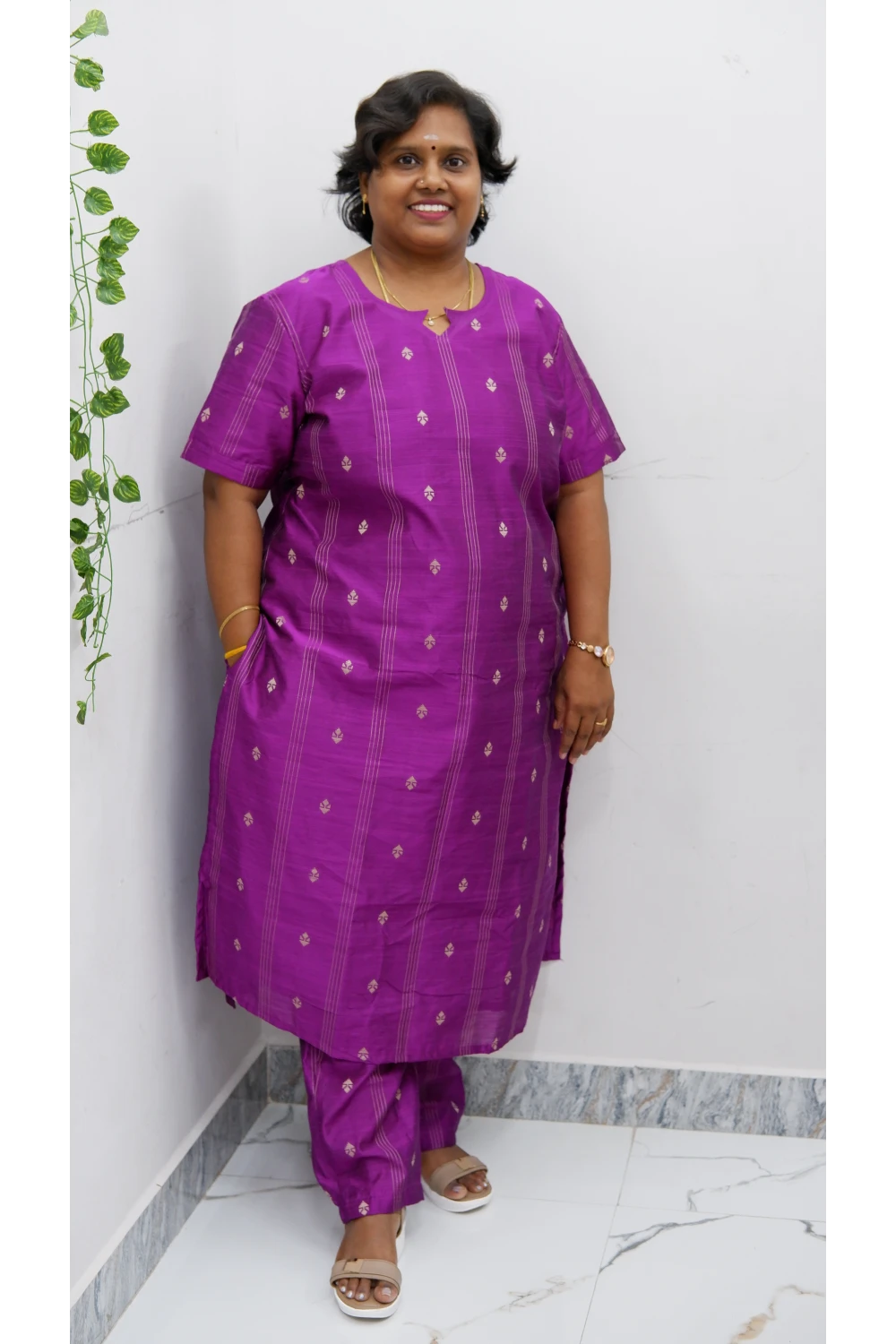 Luxe Salwar Suit with Shawl – Casual & Festive Wear