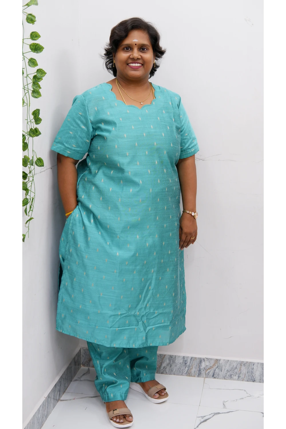 Luxe Salwar Suit with Shawl – Casual & Festive Wear