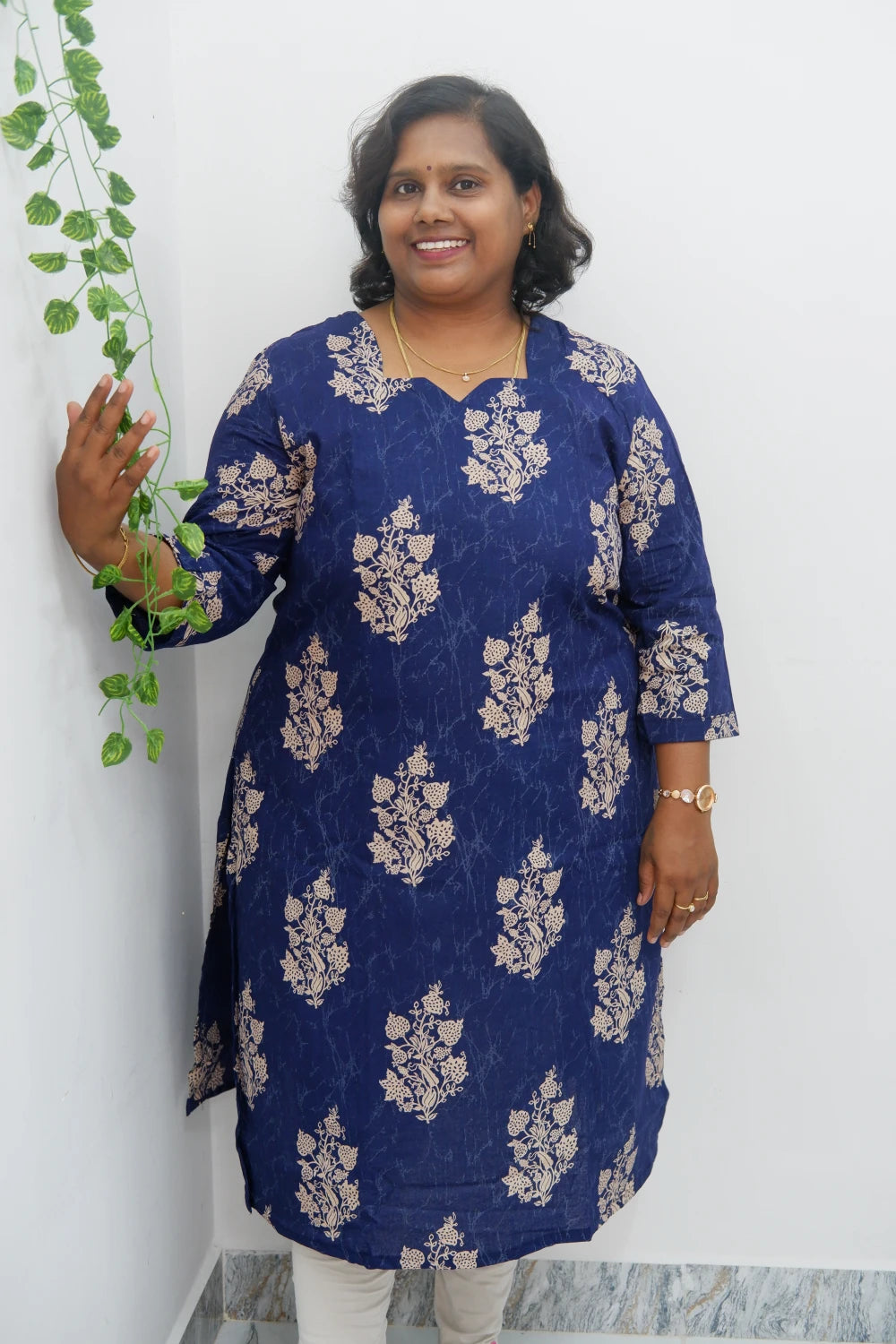 Casual Cotton Straight Kurti