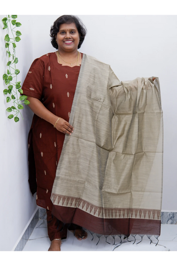Luxe Salwar Suit with Shawl – Casual & Festive Wear