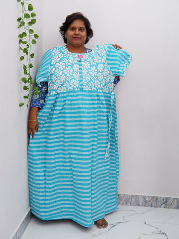 Frock Style Cotton Nighty – Soft & Flowing Fit