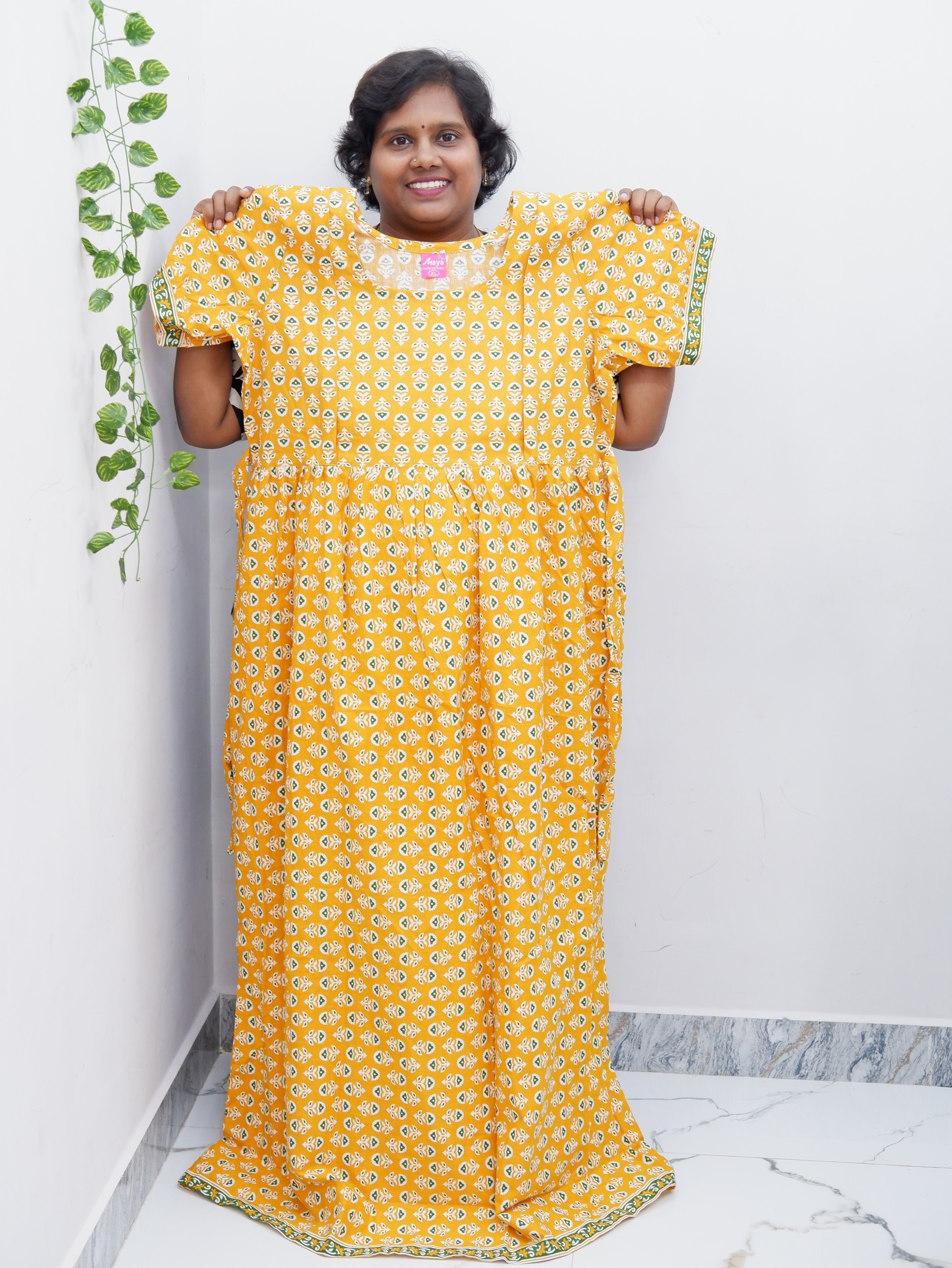 Comfort Fit Maternity Nighty – Side Zip Design