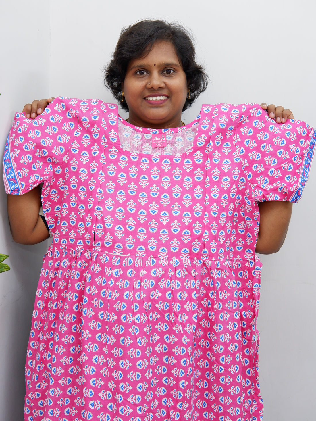 Comfort Fit Maternity Nighty – Side Zip Design