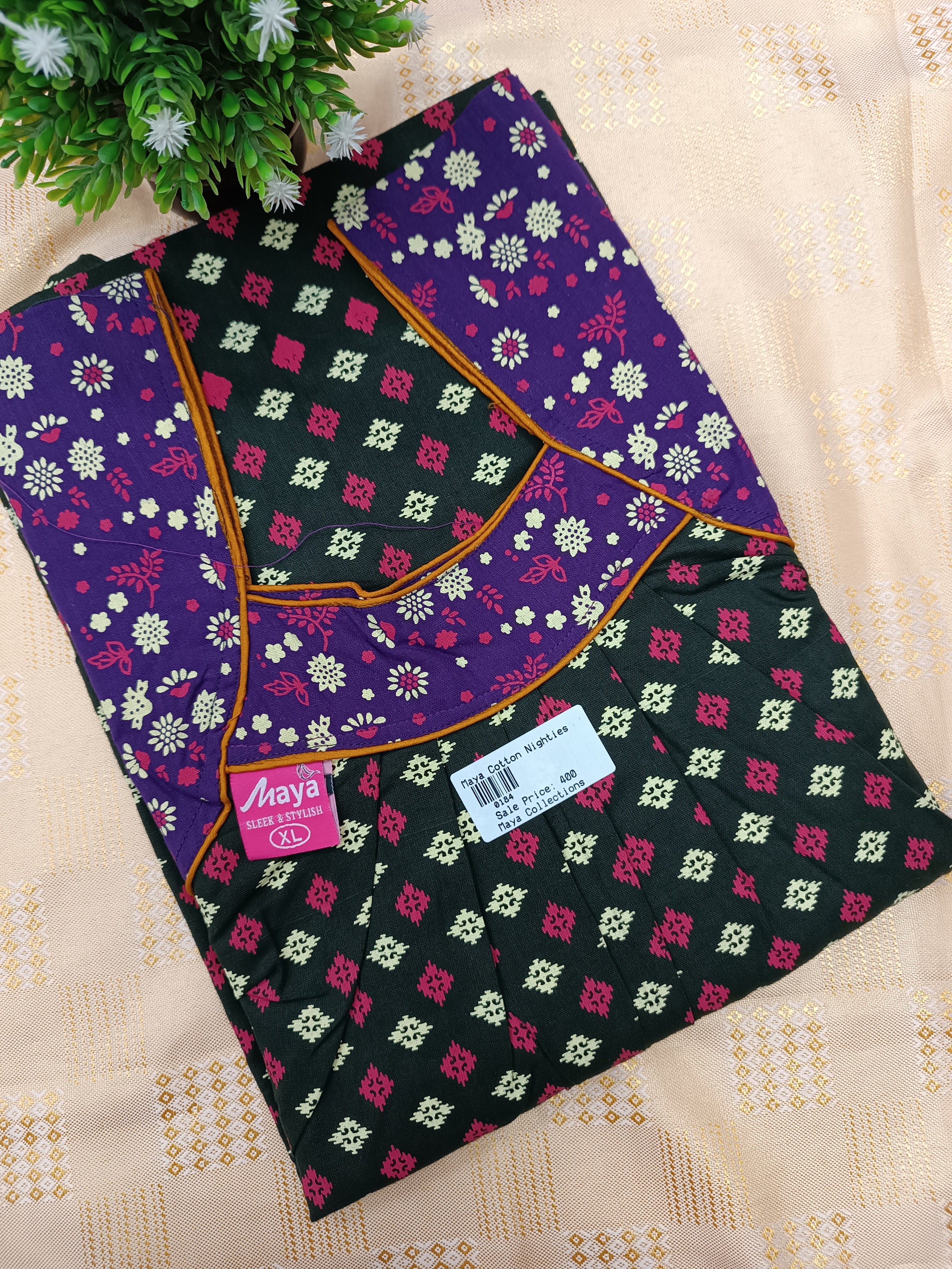 Pure Cotton Nighty for Women – Soft & Comfortable
