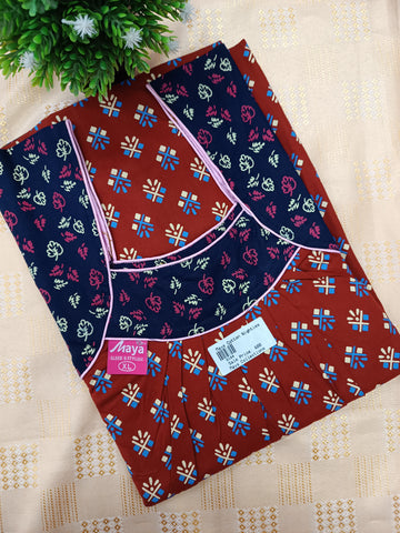 Pure Cotton Nighty for Women – Soft & Comfortable