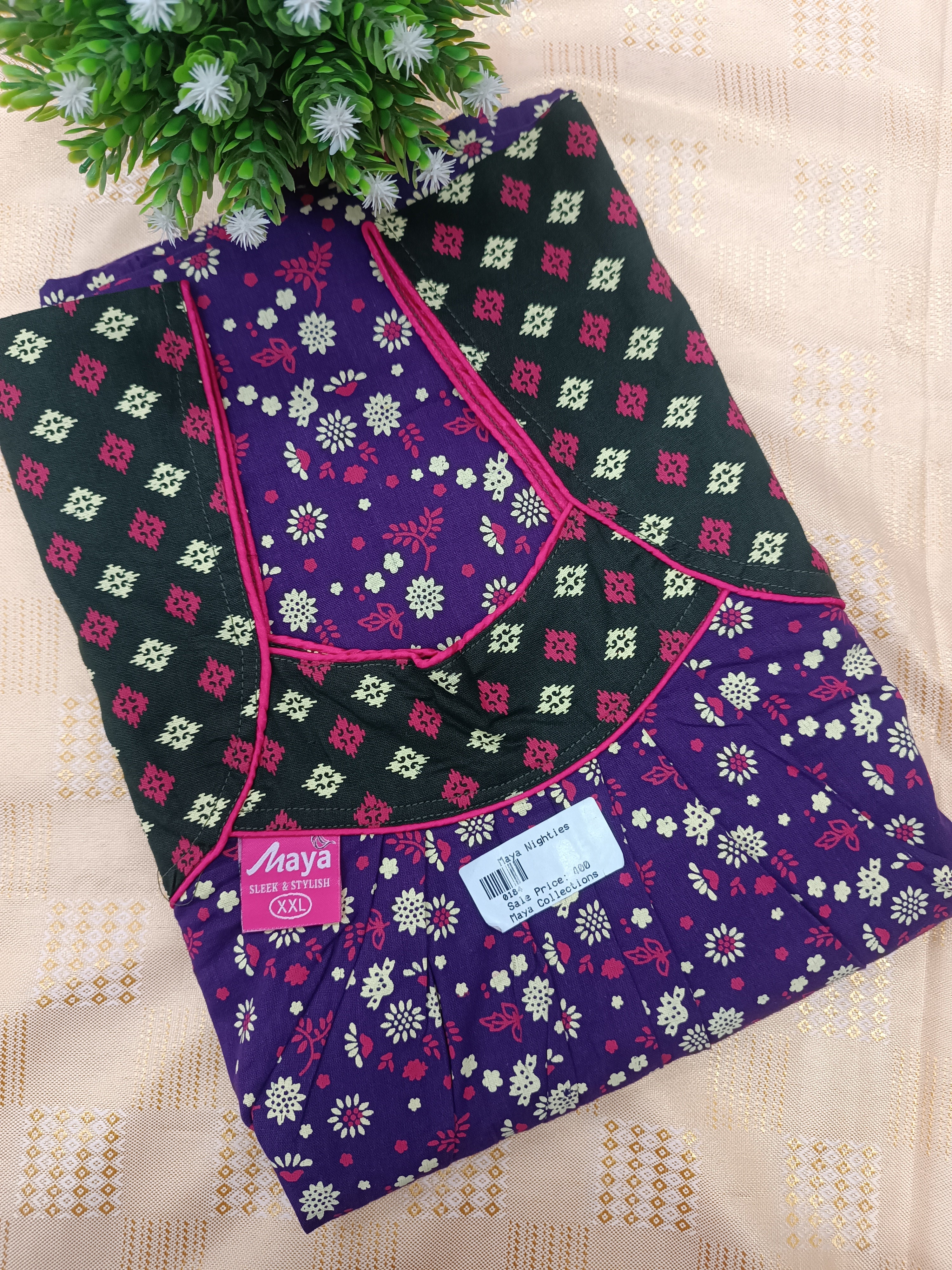 Pure Cotton Nighty for Women – Soft & Comfortable