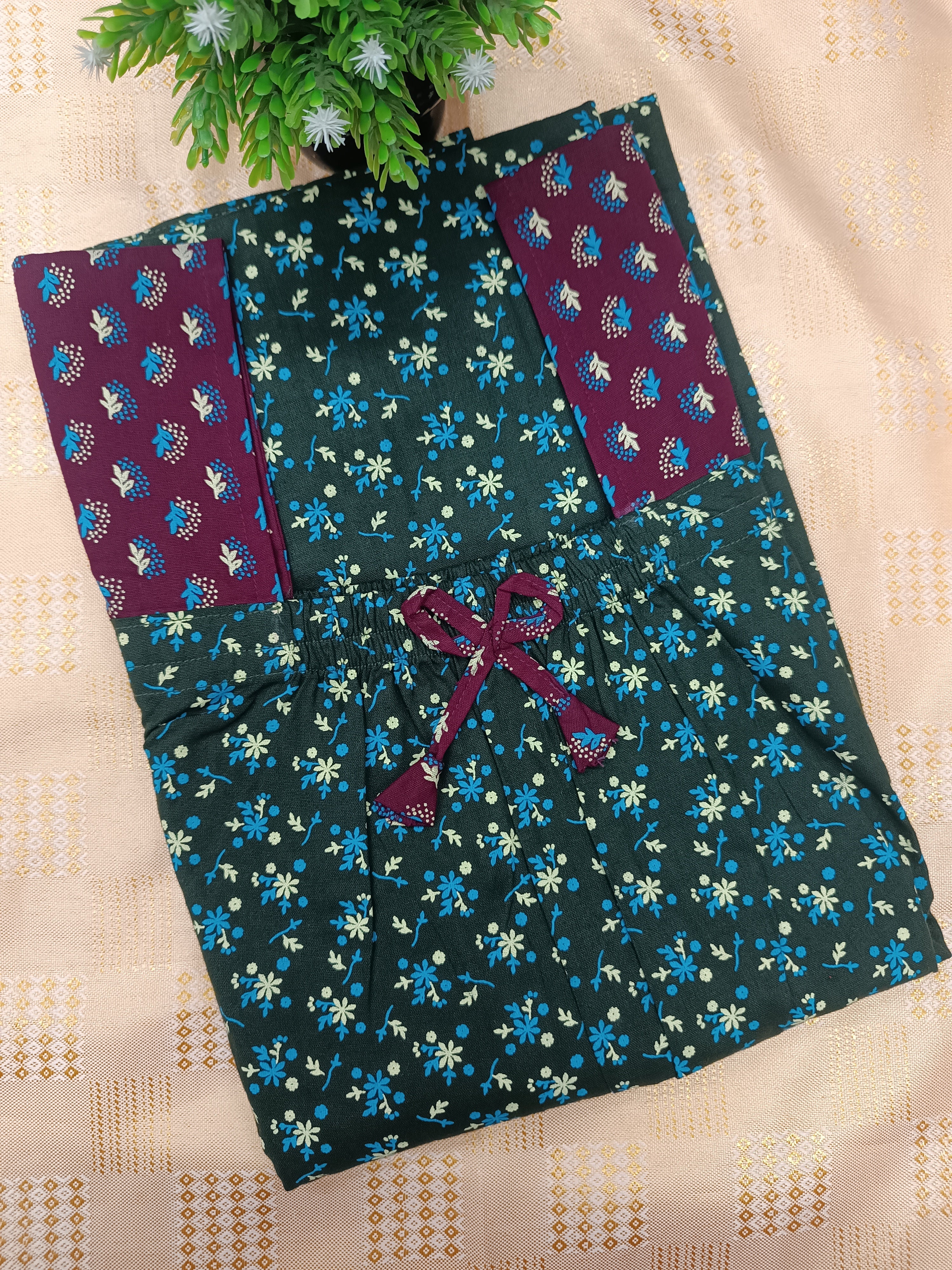 Pure Cotton Nighty for Women – Soft & Comfortable