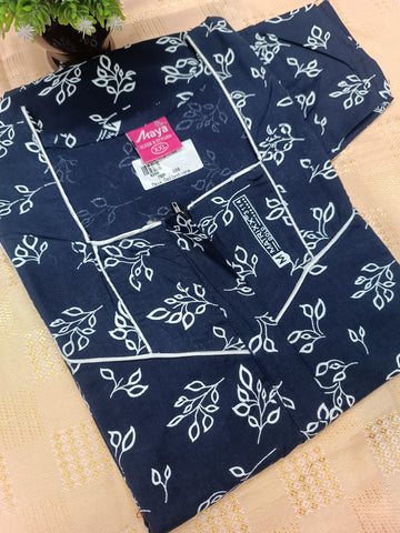 Classic 3/4 Sleeve Cotton Nighty for Women