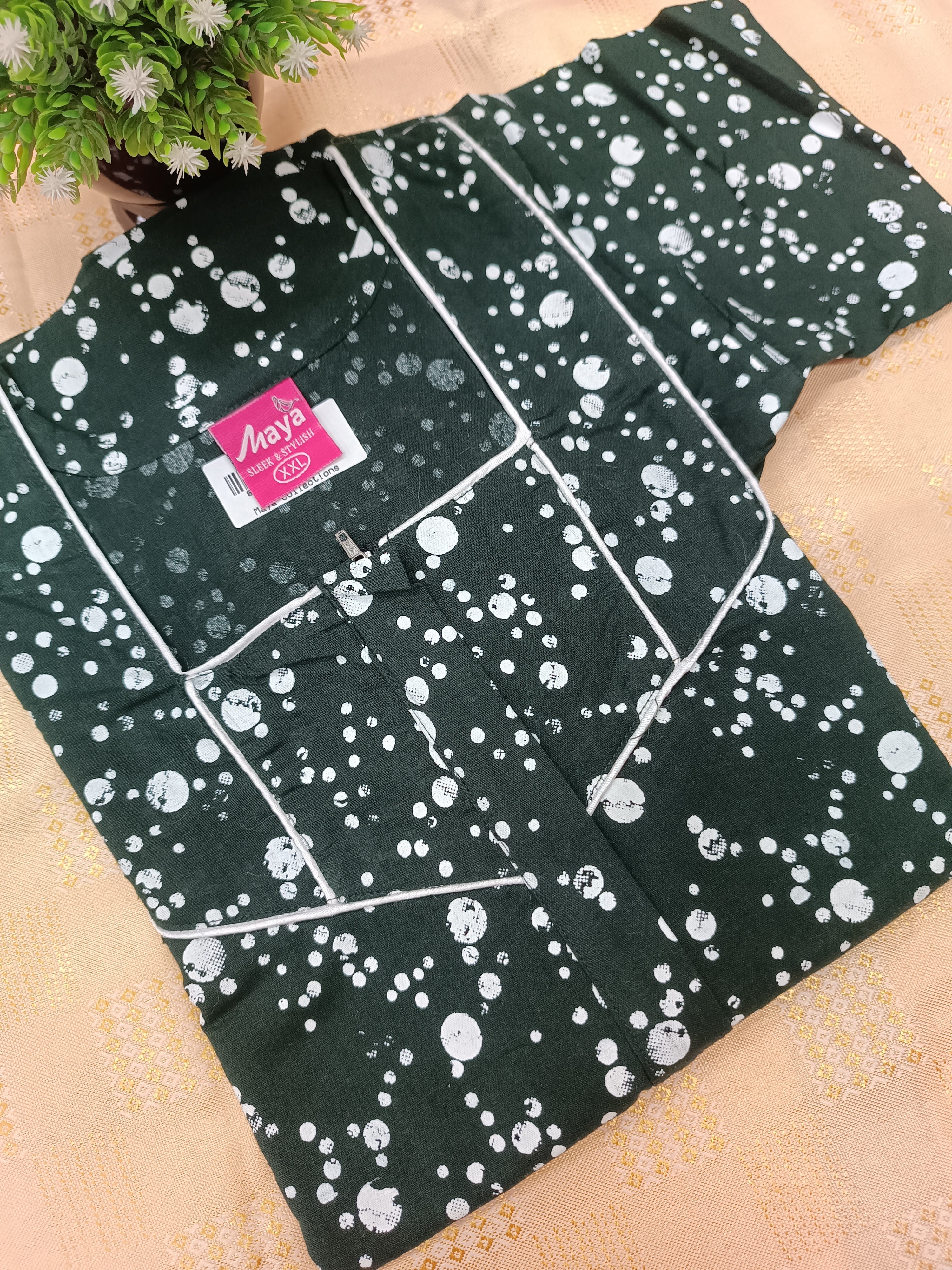 Classic 3/4 Sleeve Cotton Nighty for Women