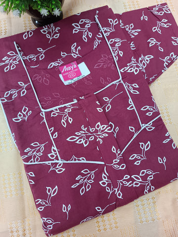 Classic 3/4 Sleeve Cotton Nighty for Women