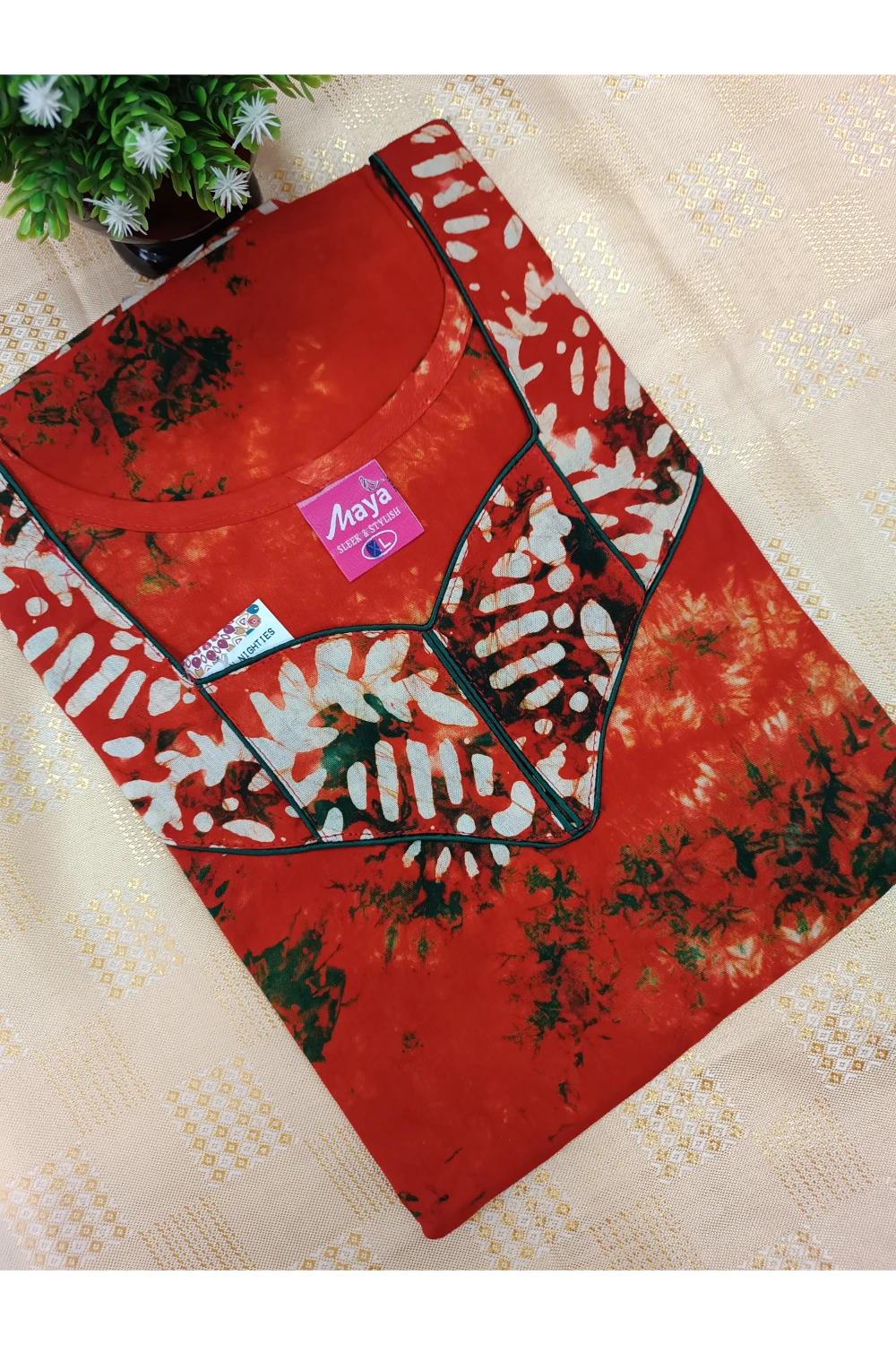 Pure Cotton Nighty for Women – Soft & Comfortable