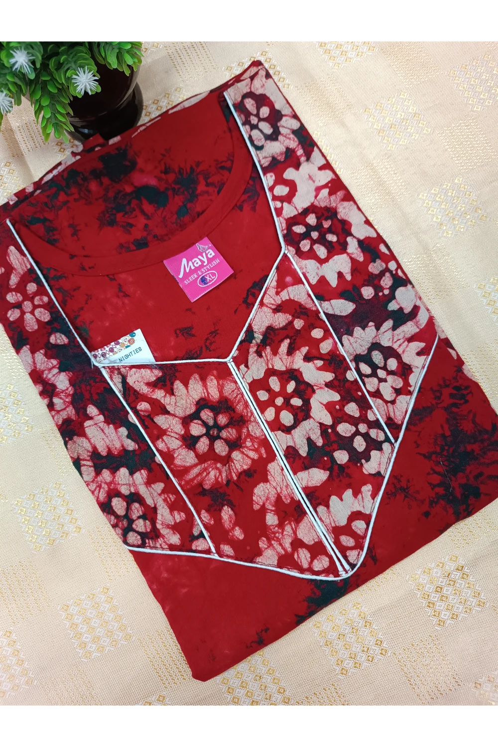 Pure Cotton Nighty for Women – Soft & Comfortable