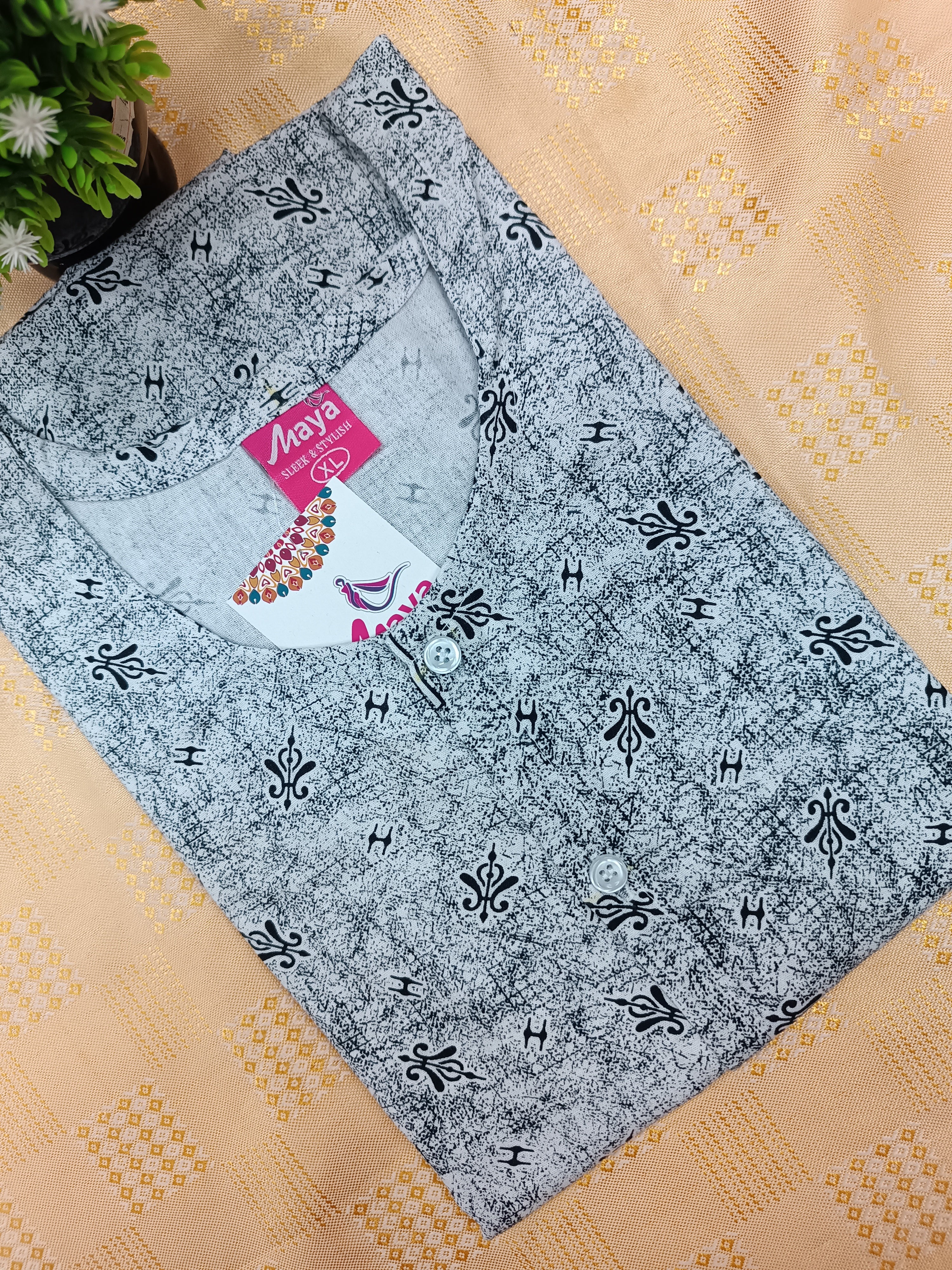 Full Open Cotton Nighty for Women – Front Button Nightwear