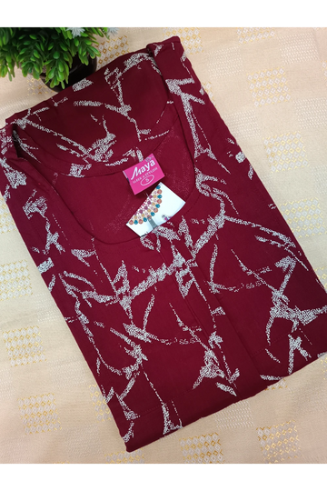 Elegant Zip-Front Pure Cotton Nighty