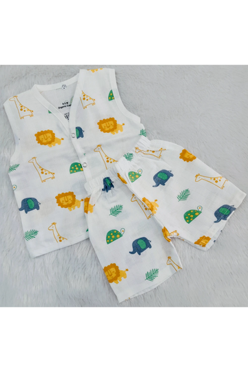 Muslin Jabla Set