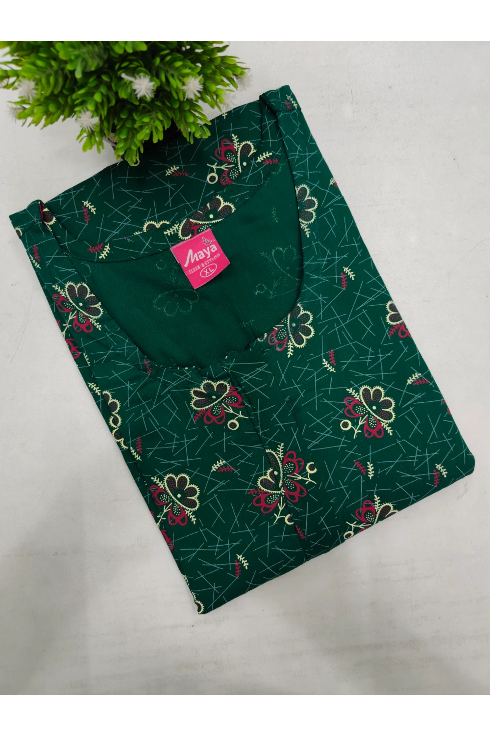 Feeding-Friendly Cotton Nighty with Long Zip