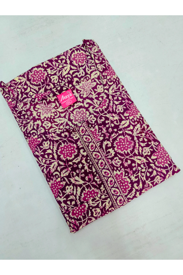 Elegant Zip Nighty – Jyothi Cotton Breeze