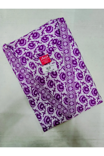 Premium V-Neck Cotton Frock for Women – Breathable & Skin-Friendly